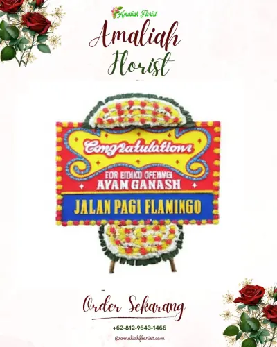 Bunga Papan Congratulation di Arab Melayu